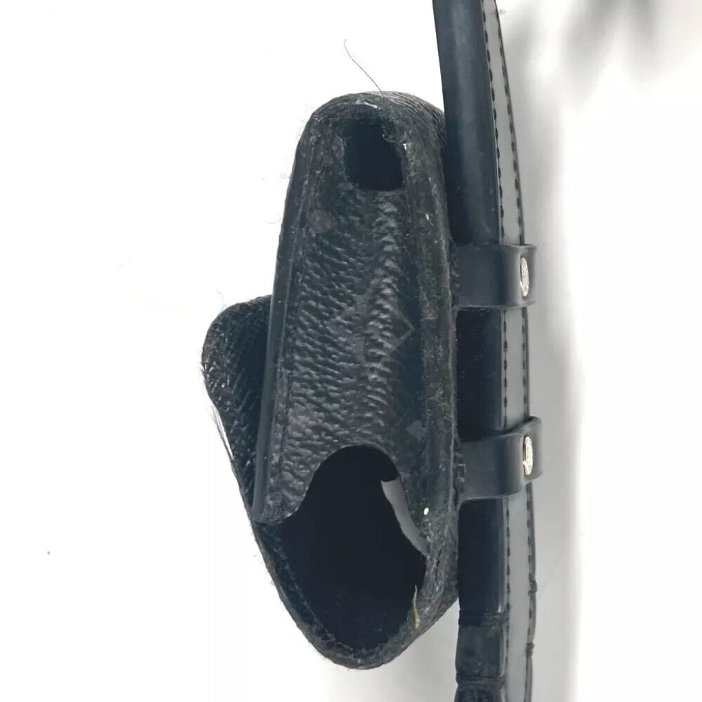 LOUIS VUITTON MonogramEclipse Lanyard Airpods Earphone case with strap - Picture 6 of 10